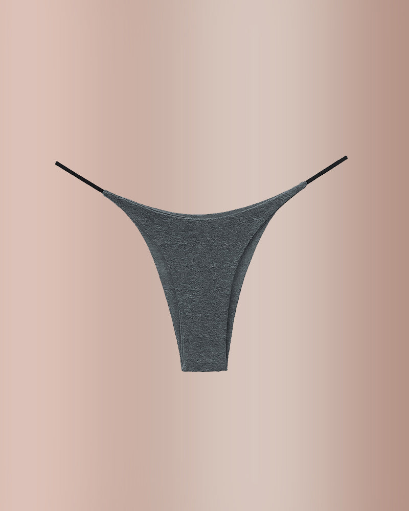 Curvvvy® ForLove – Low-Rise Cotton Double Strap Semi-Thong curvvvy