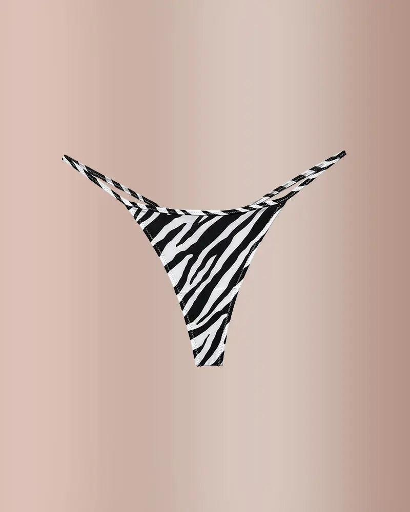 Curvvvy® ForLove – Animal Print Thin Strap Thong curvvvy