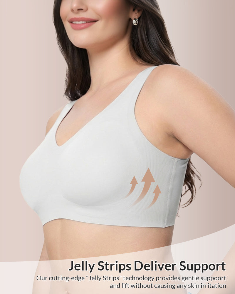 Curvvvy® Lifting Wire-Free Antibacterial Jelly Bra curvvvy