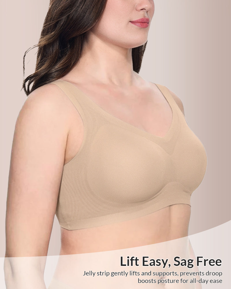 Curvvvy® Lifting Wire-Free Antibacterial Jelly Bra curvvvy