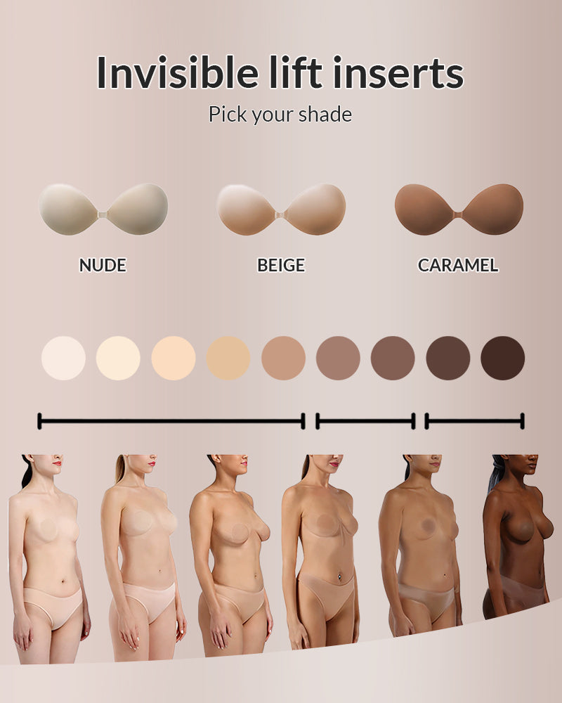 Curvvvy® Front Closure Adhesive Invisible Bra Curvvvy-US