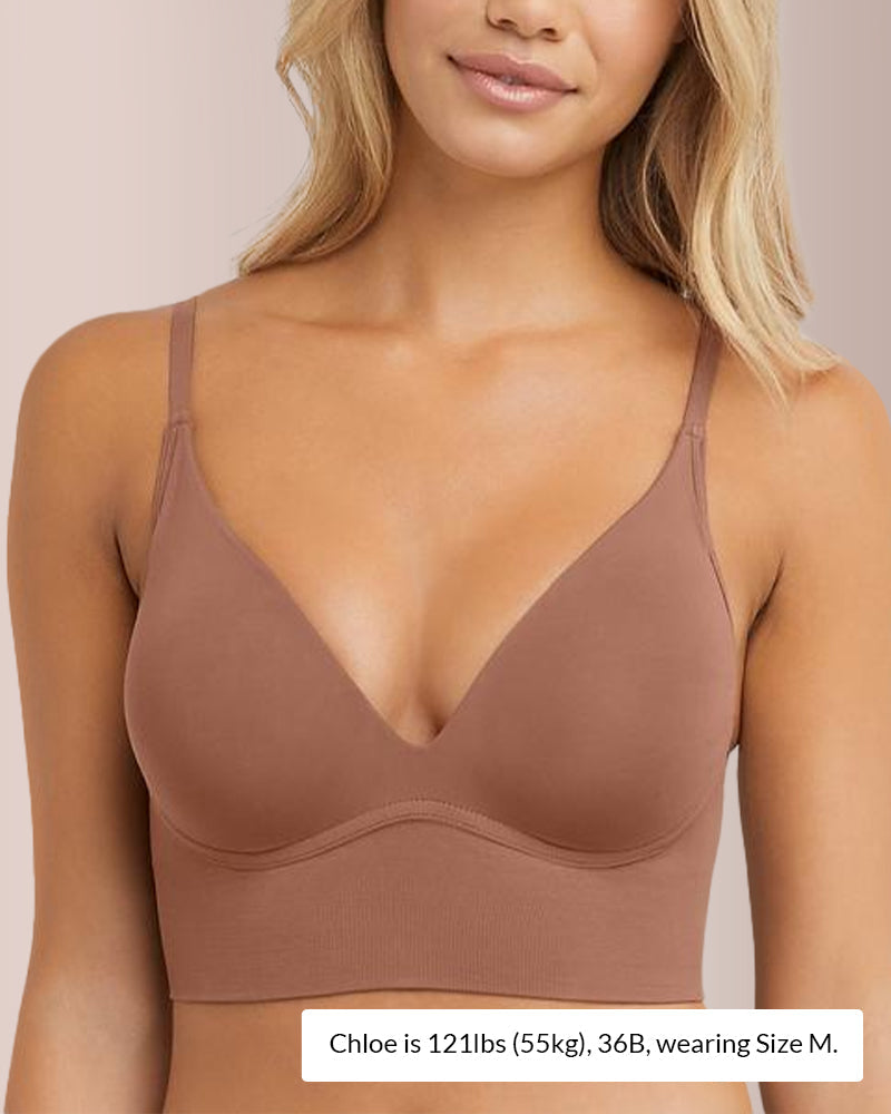 Curvvvy® Deep V Wireless Lift Bra curvvvy