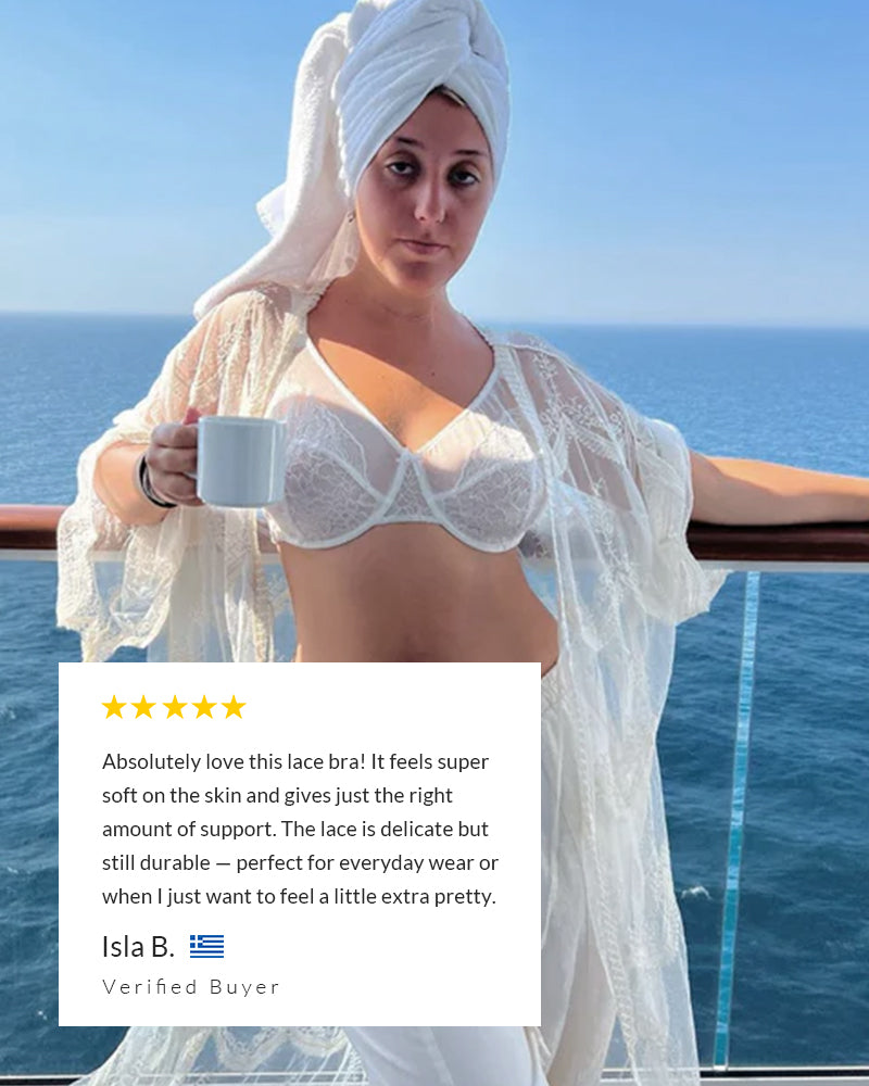 Curvvvy® Floral Lace Underwire Bra curvvvy