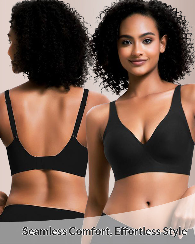 Curvvvy® Deep V Lift Seamless Wireless Jelly Bra curvvvy
