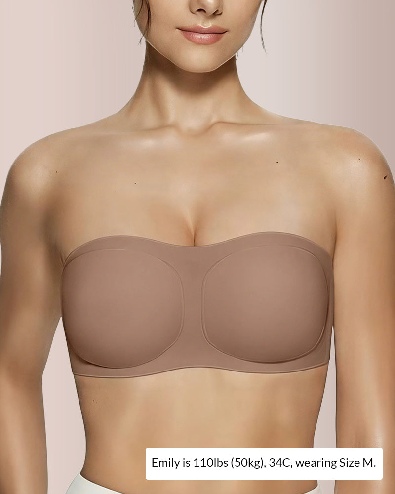 Curvvvy® Wireless Padded Bandeau Bra