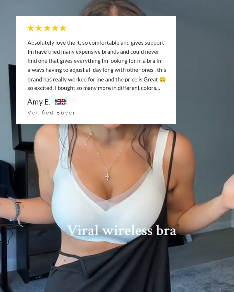 Curvvvy® V-Neck Mesh Crossover Bra curvvvy