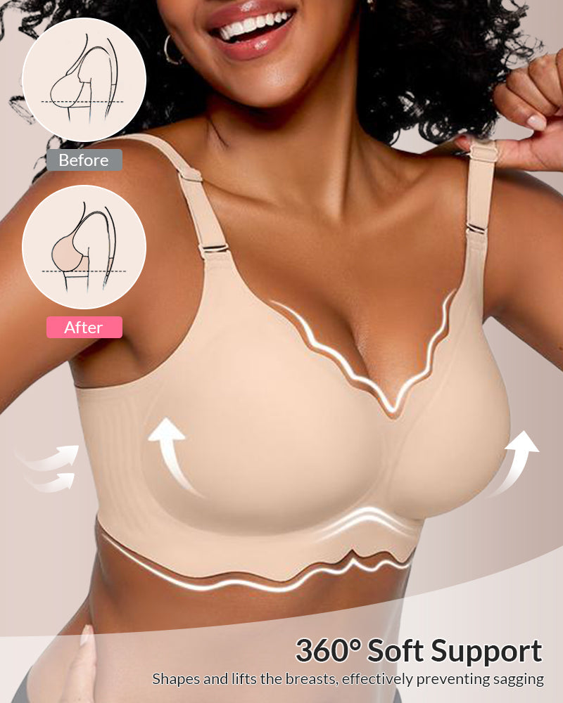 Curvvvy® Scalloped Comfort Everyday Bra curvvvy