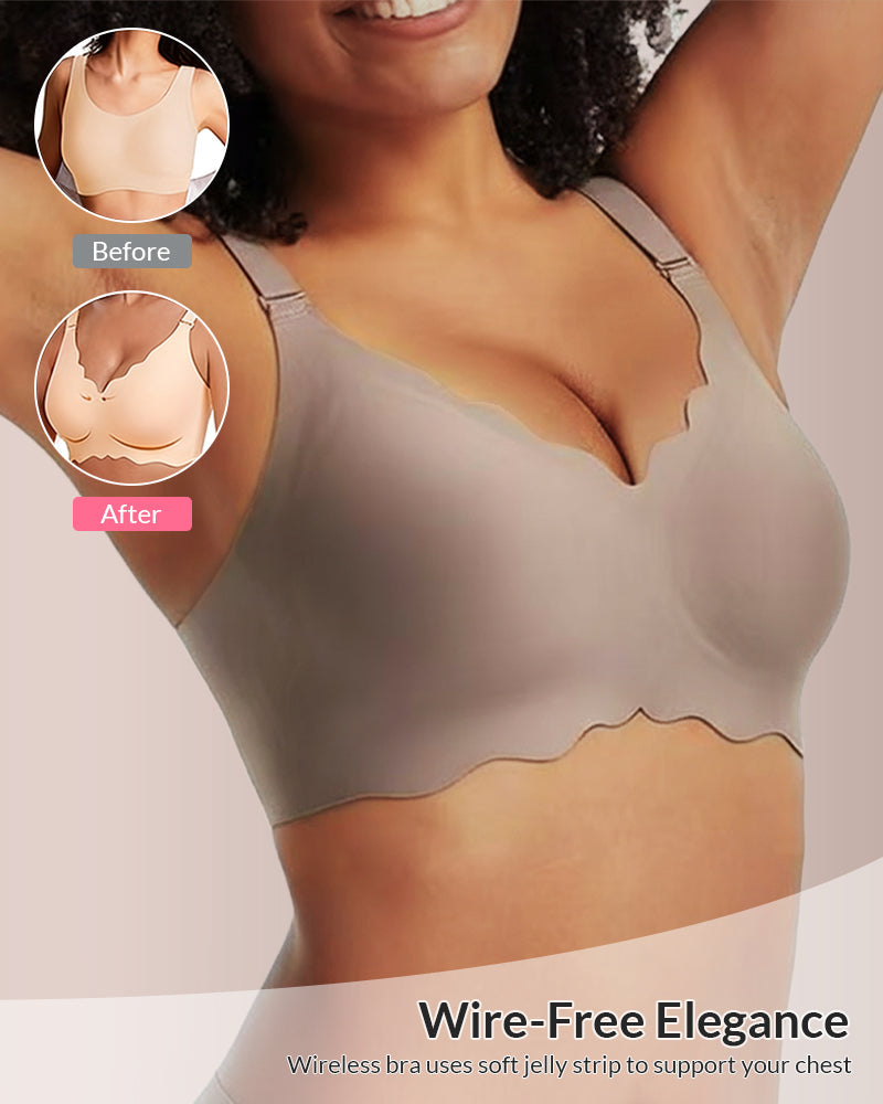 Curvvvy® Scalloped Comfort Everyday Bra curvvvy