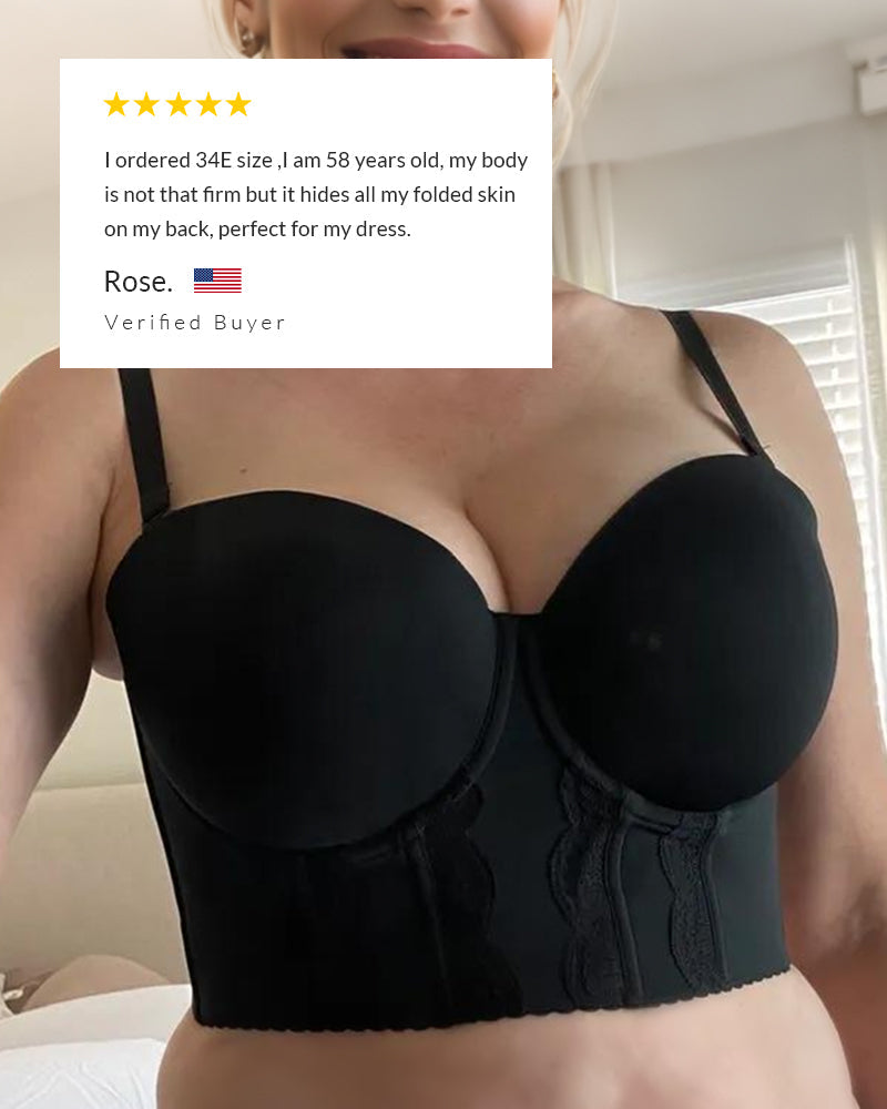 Curvvvy® Low Back Strapless Bra curvvvy