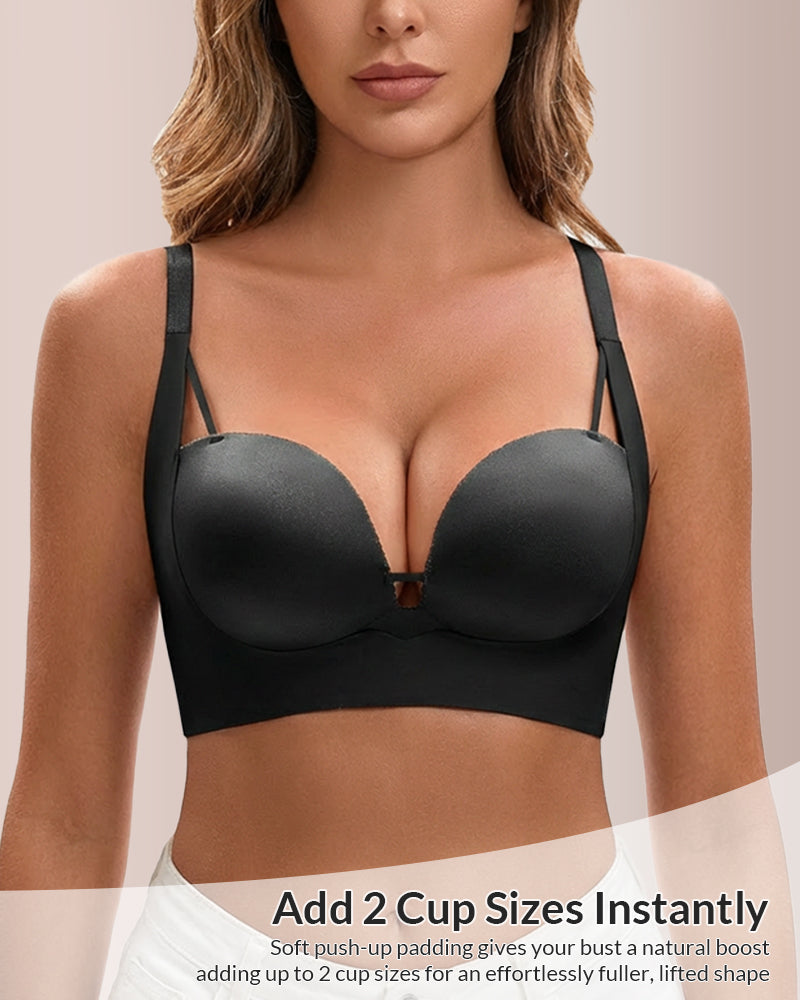 Curvvvy® Wireless Add-2-Cup Push-Up Bra curvvvy