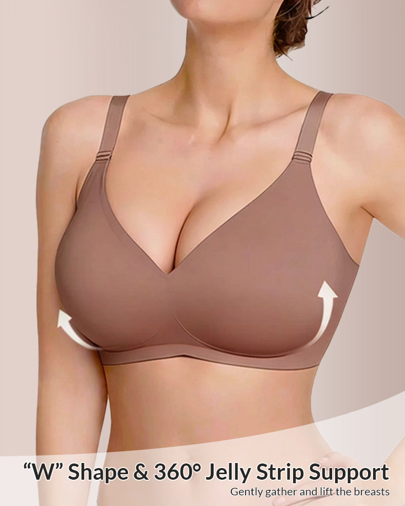 Curvvvy®Jelly Wireless Women's Comfortable Push-Up Bras