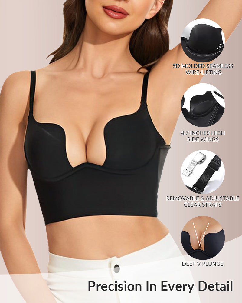 Curvvvy® Low Cut U-Shaped Backless Bra