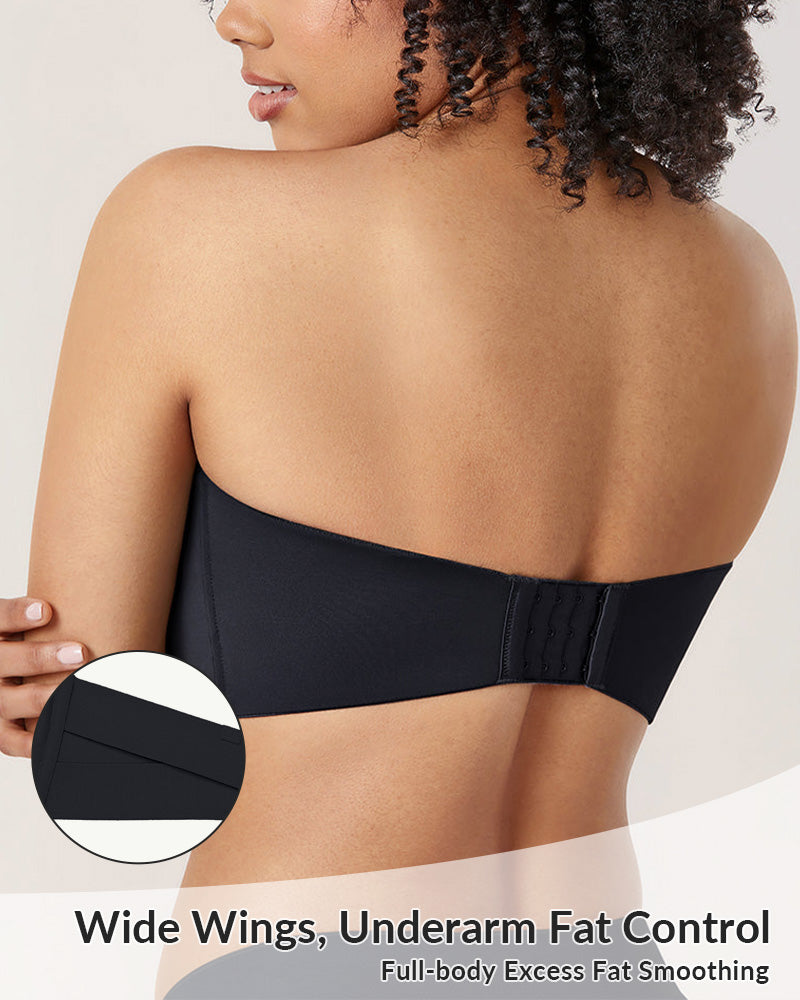 Curvvvy® Invisible Strapless Minimizer Bandeau Bra