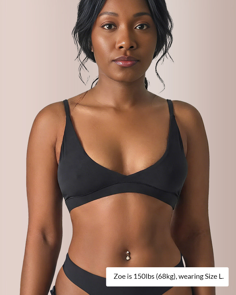 Curvvvy® Triangle Backless Yoga Bralette