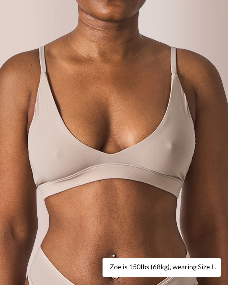 Curvvvy® Triangle Backless Yoga Bralette