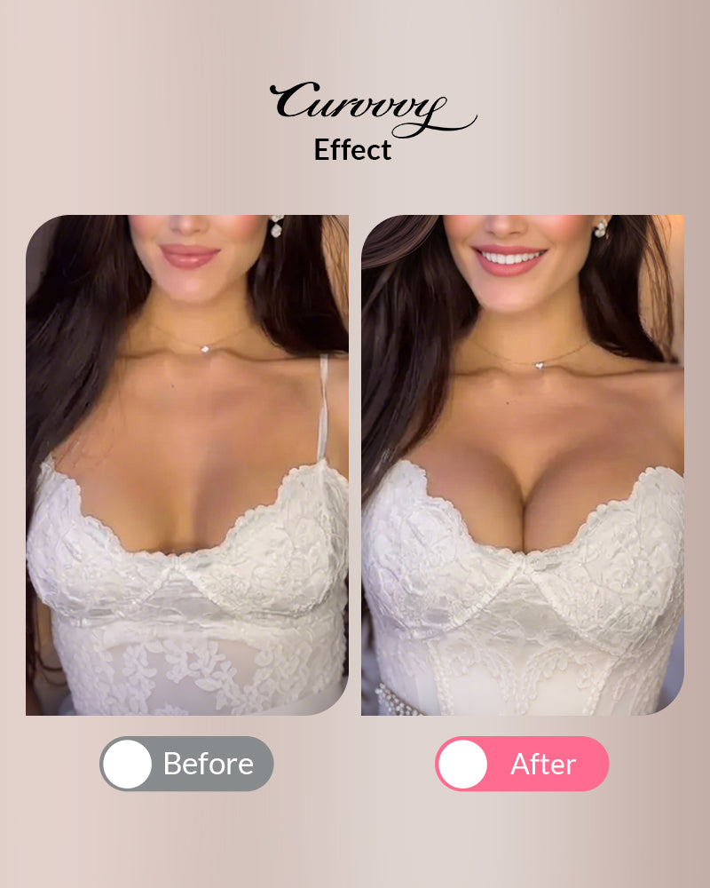 Curvvvy® Reusable Push-Up Sticky Bra