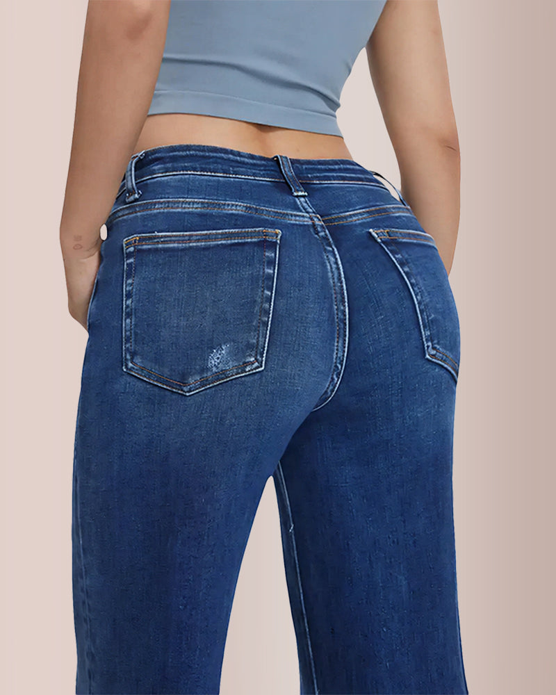 Curvvvy® Mid-low Rise Baggy Jeans Curvvvy-US