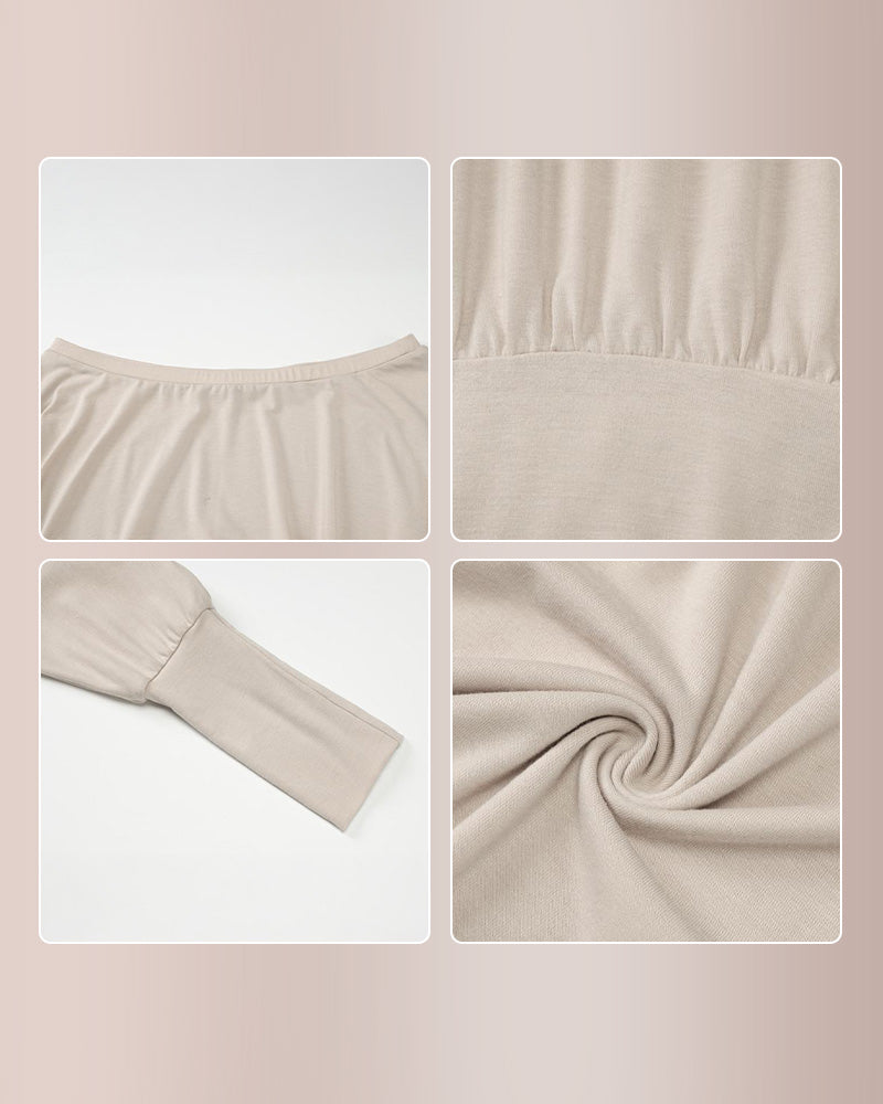 Curvvvy® Women’s Off-Shoulder Dolman Sleeve Mini Dress