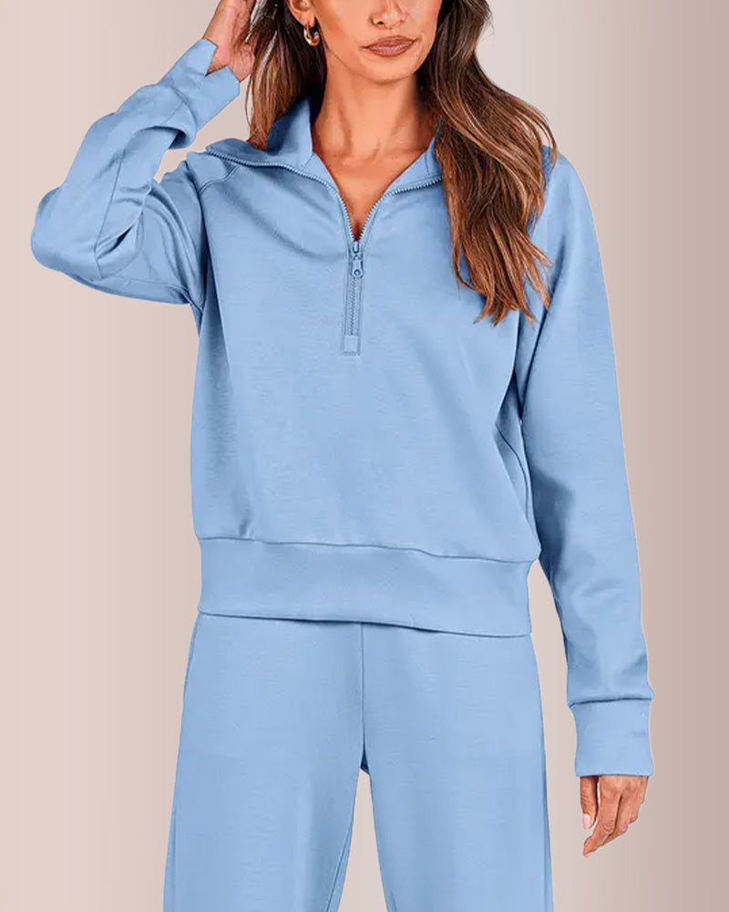 Curvvvy®Women's Casual 2-Piece Sweatsuit Set