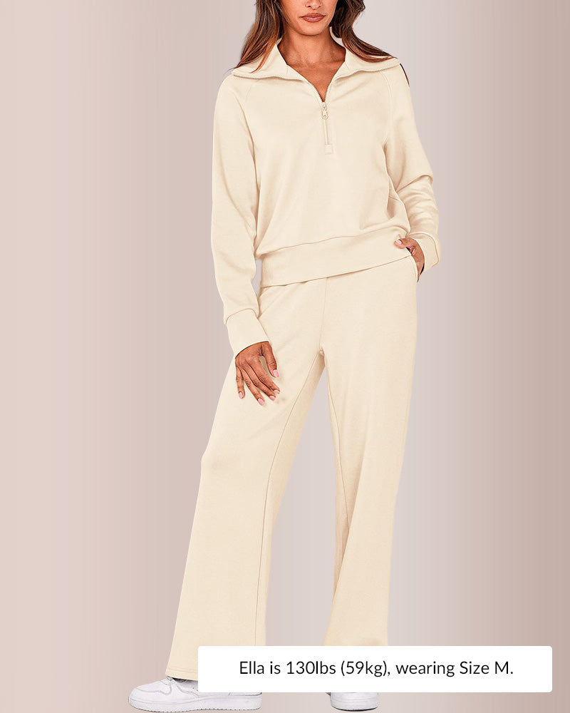 Curvvvy®Women's Casual 2-Piece Sweatsuit Set