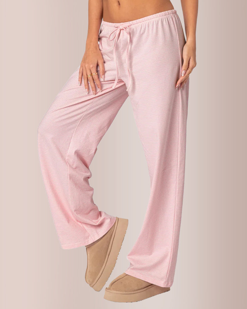 Curvvvy® Striped Loose Fit Pants