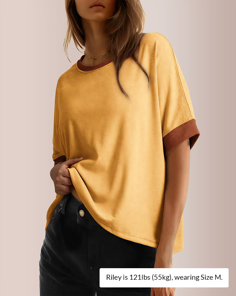 Curvvvy® Women’s Oversized Basic Tee