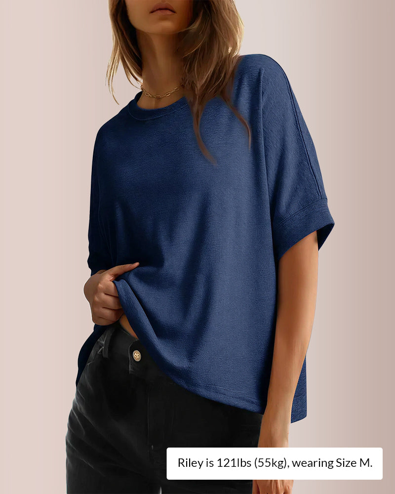 Curvvvy® Women’s Oversized Basic Tee