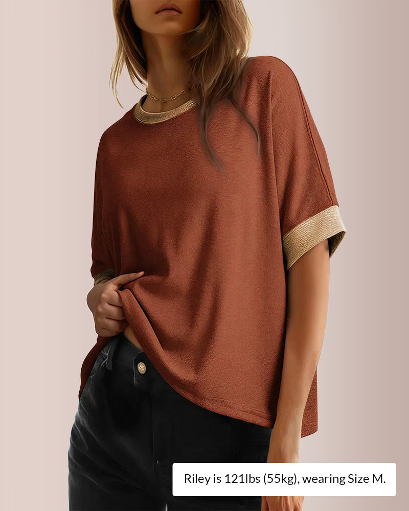 Curvvvy® Women’s Oversized Basic Tee