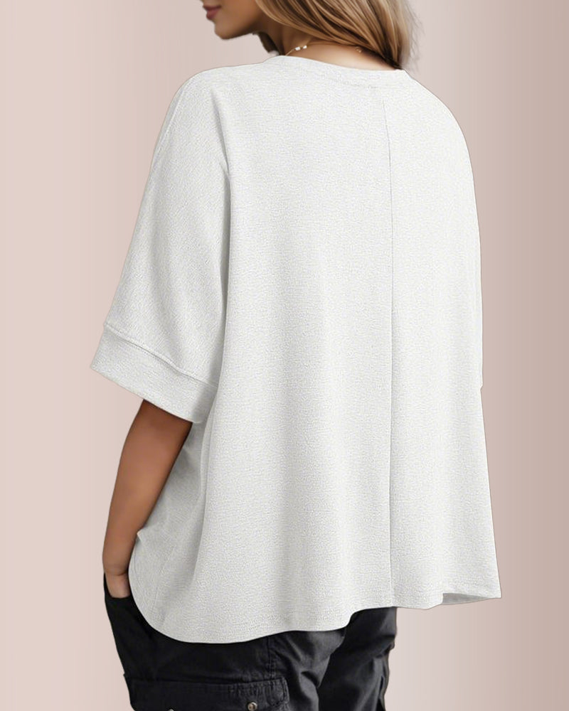Curvvvy® Women’s Oversized Basic Tee