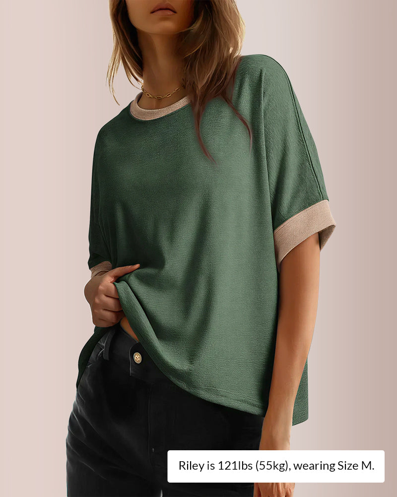 Curvvvy® Women’s Oversized Basic Tee