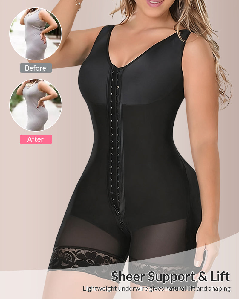 Curvvvy® CurveFlex - Zipper & Hook Body Shaper Curvvvy-US