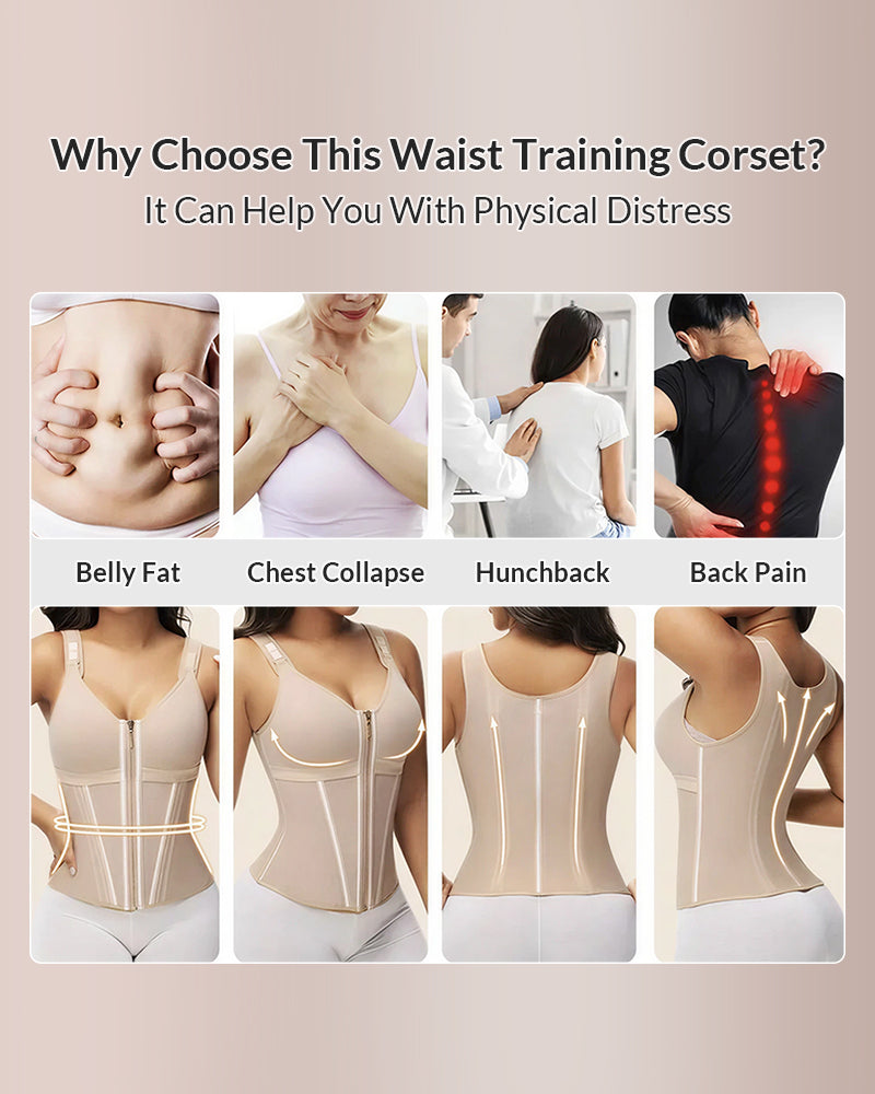Curvvvy® CurveFlex - Double-Layer Tummy Waist Shaper With Bra Curvvvy-US