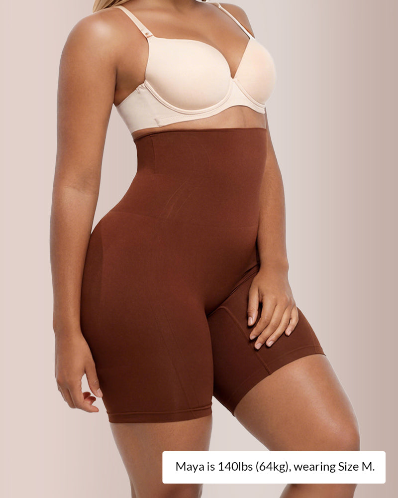 Curvvvy® CurveFlex - High Waisted Seamless Sculpting Shorts Curvvvy-US