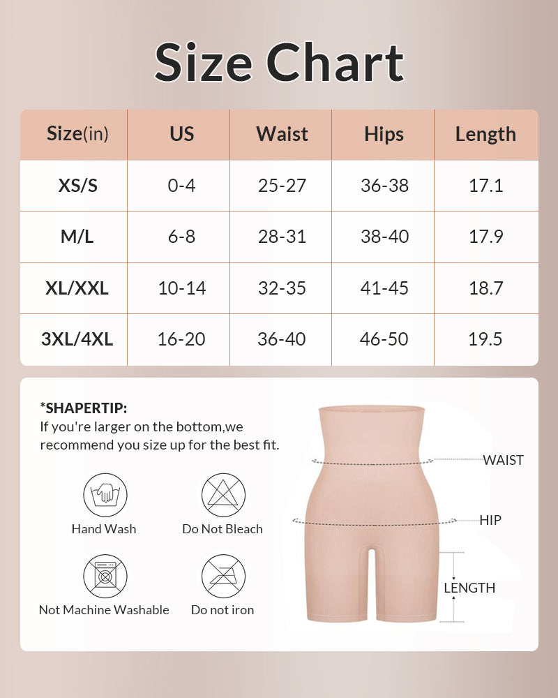 Curvvvy® CurveFlex - High Waisted Seamless Sculpting Shorts Curvvvy-US
