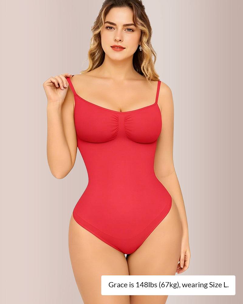 Curvvvy® Seamless Bust-Covered Thong Bodysuit