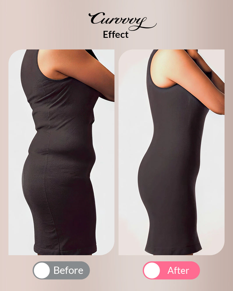 Curvvvy® V-neck Lace Shapewear Bodysuit