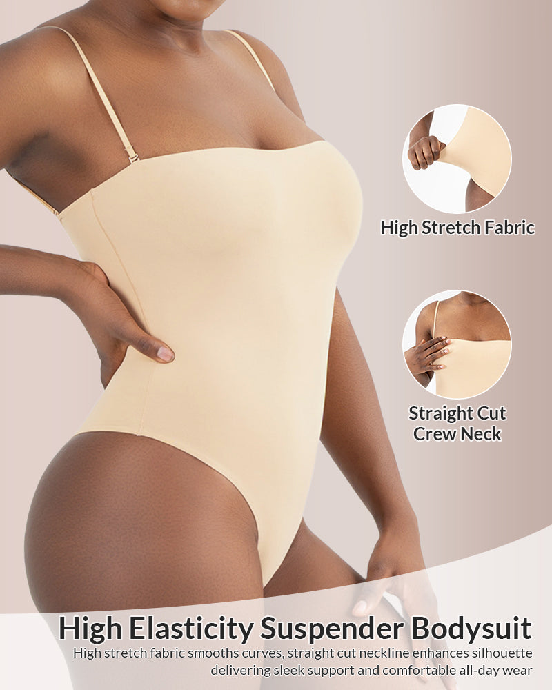 Curvvvy® Convertible Strap Cami Bodysuit