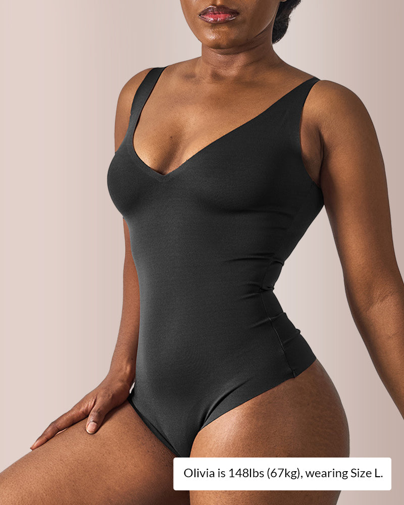 Curvvvy® Seamless Tummy Control Shapewear Bodysuit