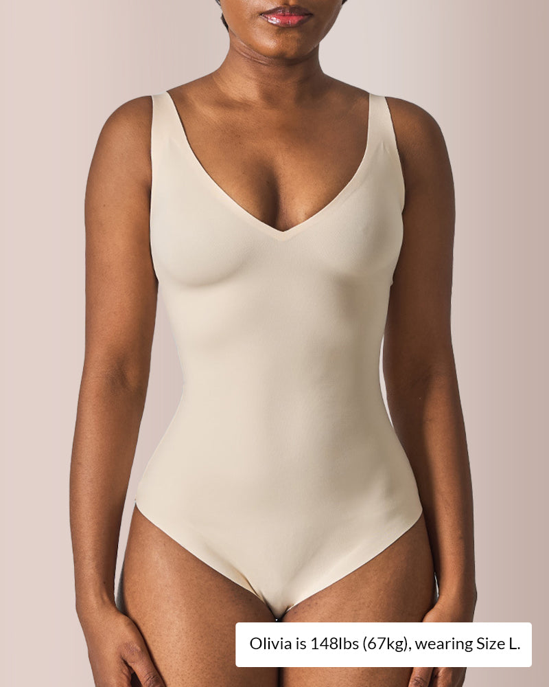Curvvvy® Seamless Tummy Control Shapewear Bodysuit