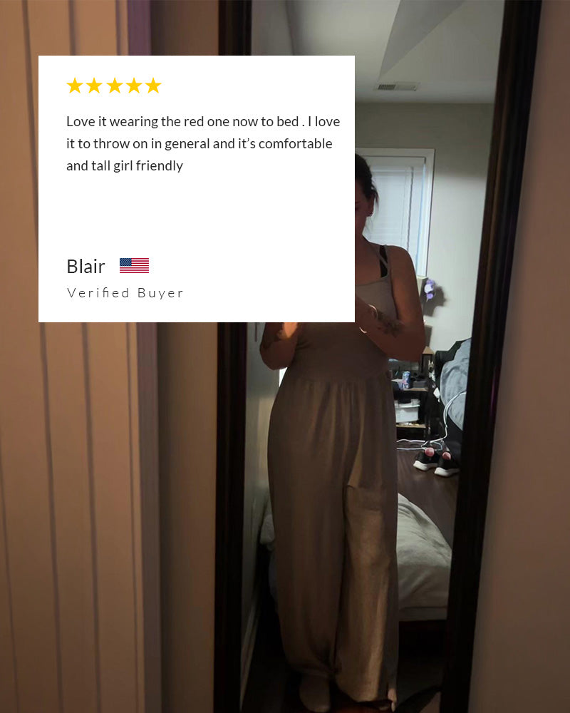 Curvvvy® Women's Sleeveless Halter Jumpsuit