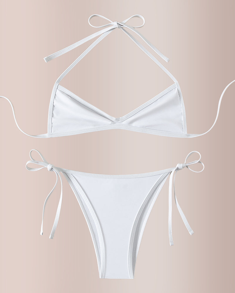 Curvvvy® Women’s Halter Tie Bikini Swimwear