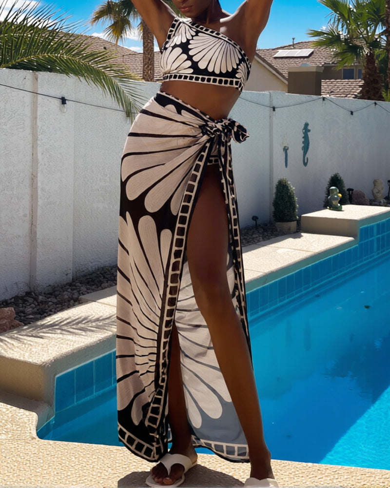 Curvvvy®Resort One-Piece Swimsuit Set