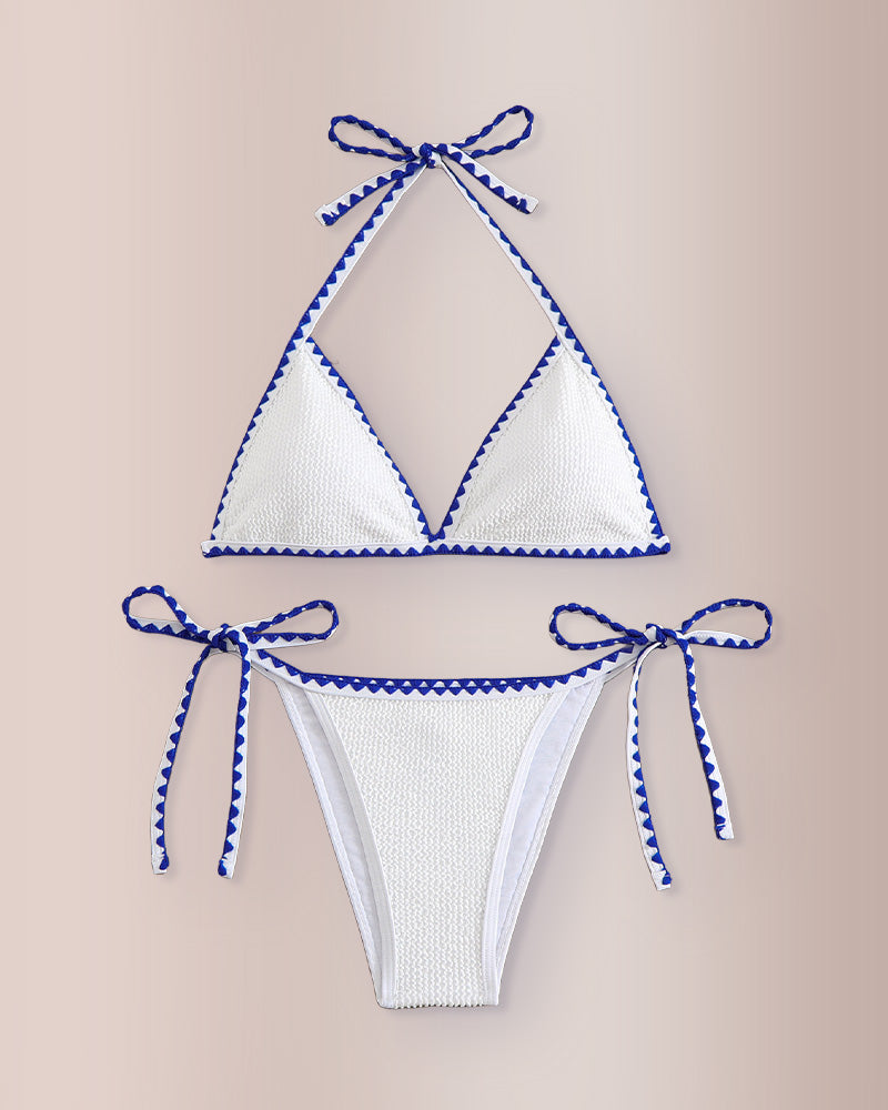 Curvvvy® Halter Lift Scallop Bikini Swimwear