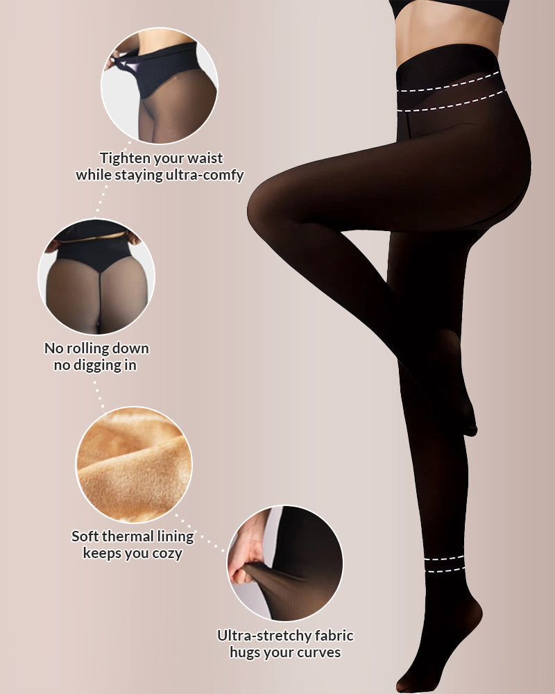 Curvvvy® - One-Seam Slimming Thermal Tights Curvvvy-US