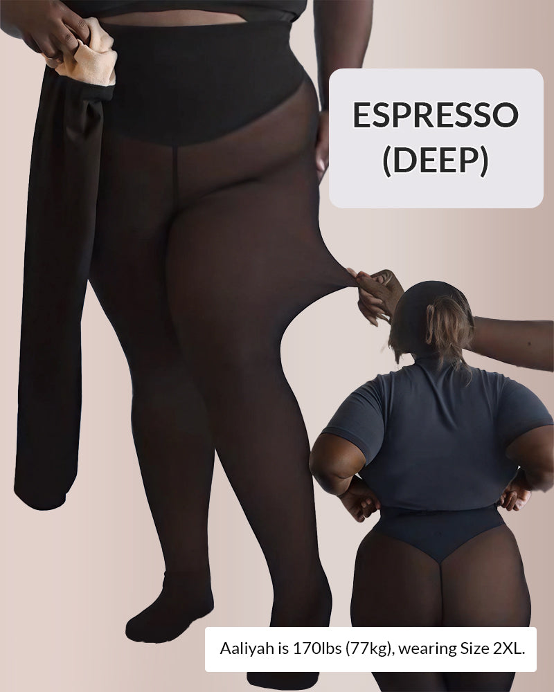 Curvvvy® - One-Seam Slimming Thermal Tights Curvvvy-US