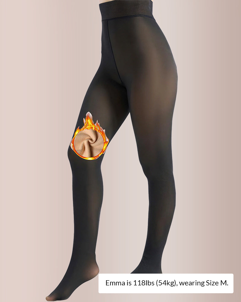 Curvvvy® Opaque Fleece Lined Slimming Tights Curvvvy-US