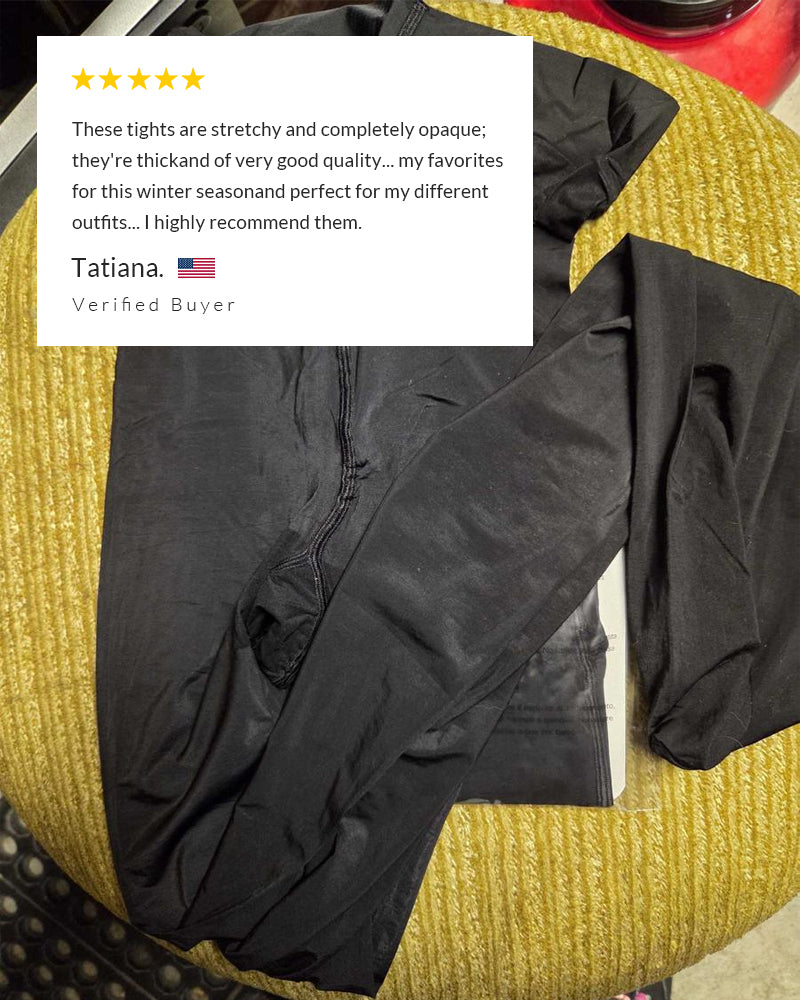 Curvvvy® Ultra Sheer High-Waist Glossy Tights (2 Pack)