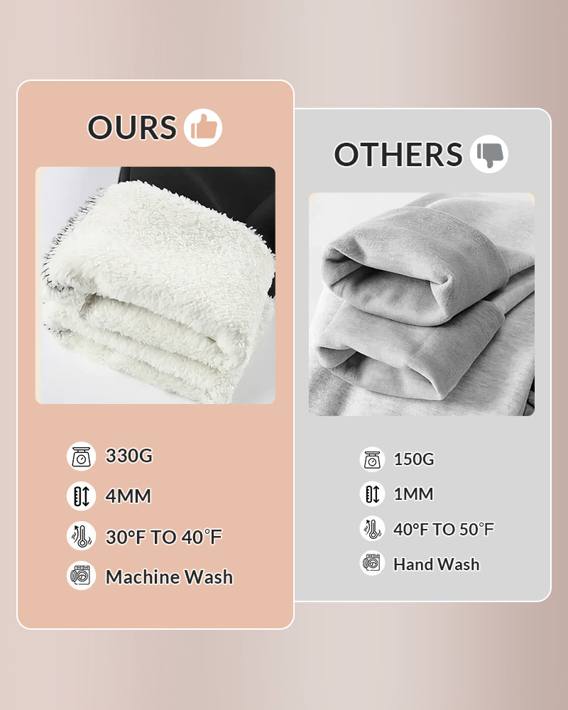 Curvvvy® Warm Thick FLeece Lined Leggings Curvvvy-US