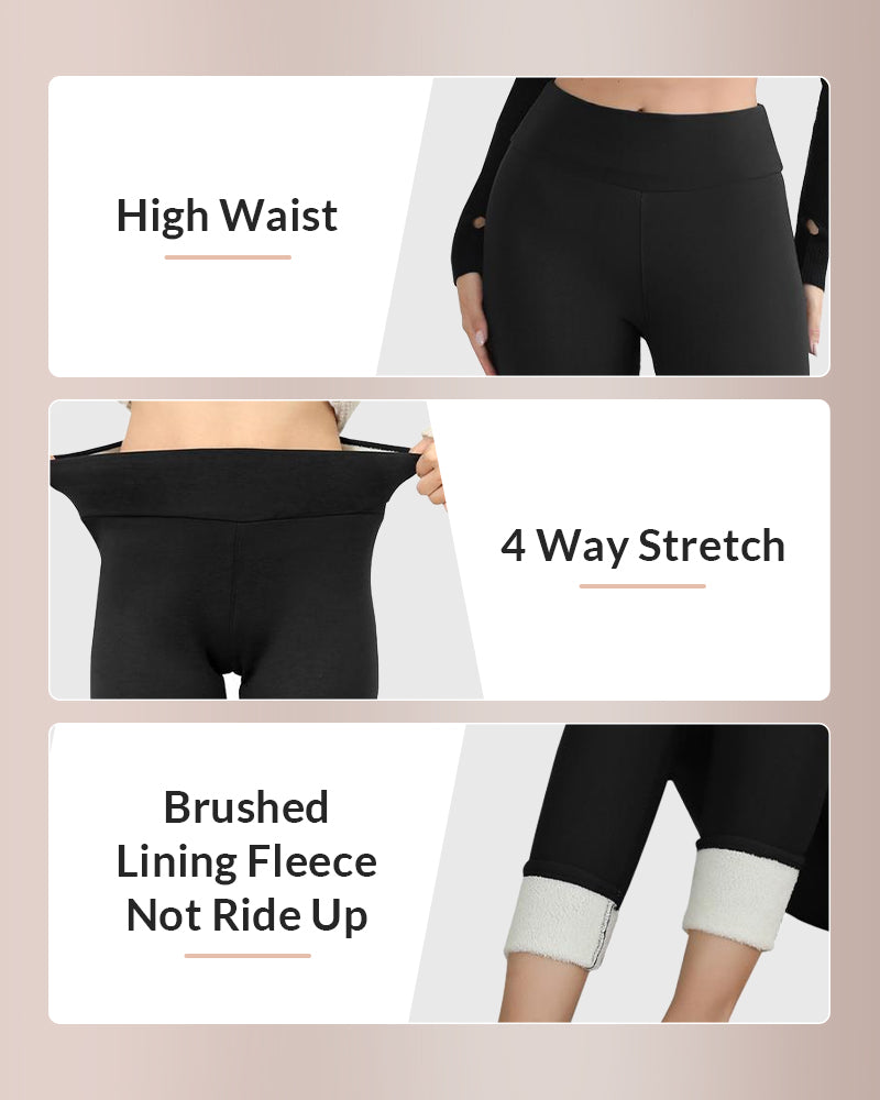 Curvvvy® Warm Thick FLeece Lined Leggings Curvvvy-US