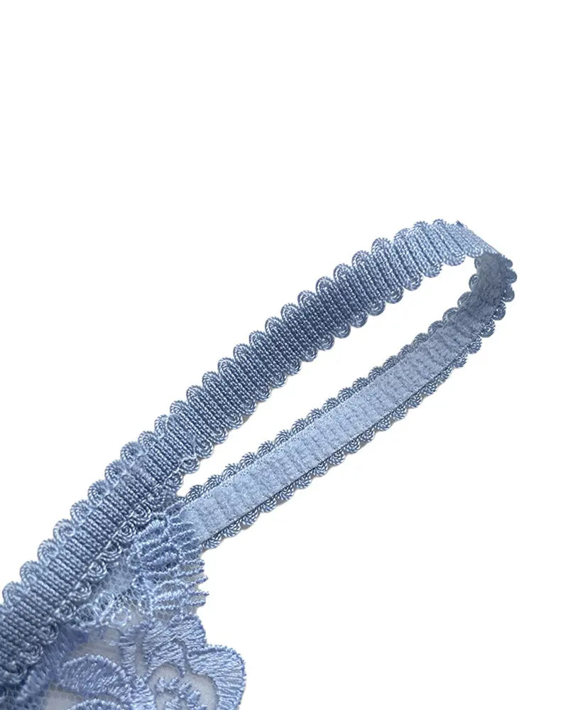 Curvvvy® BlossomLace – French Embroidered Sheer Lace Thong curvvvy